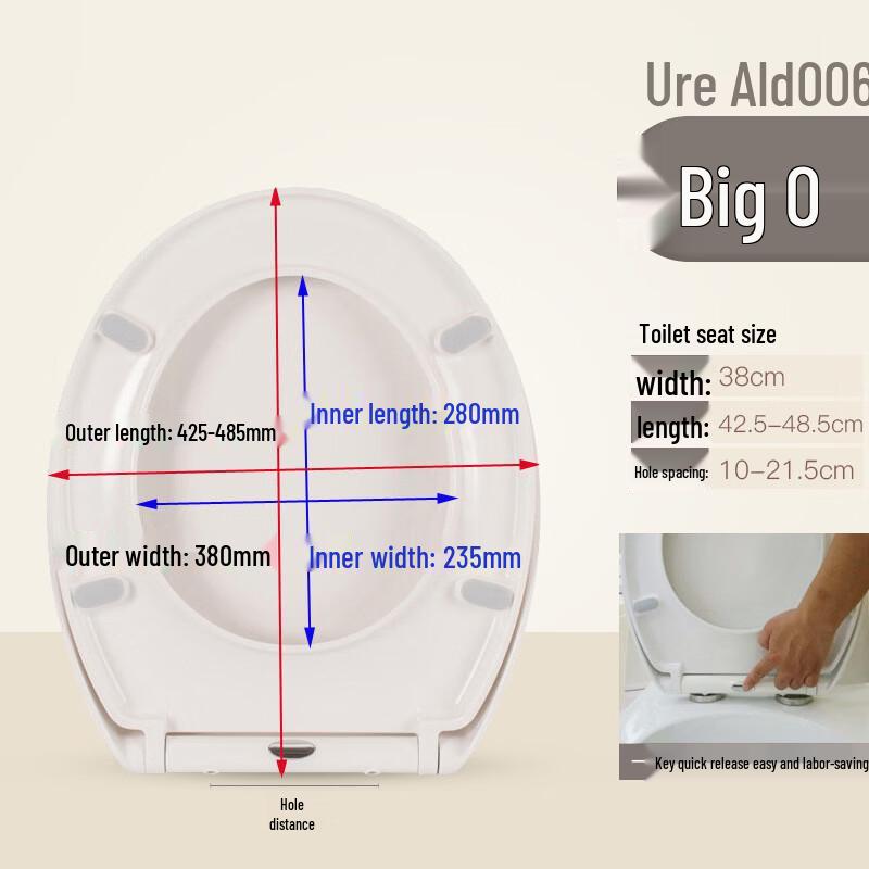 Thickened Urea-Formaldehyde Toilet Seat Cover