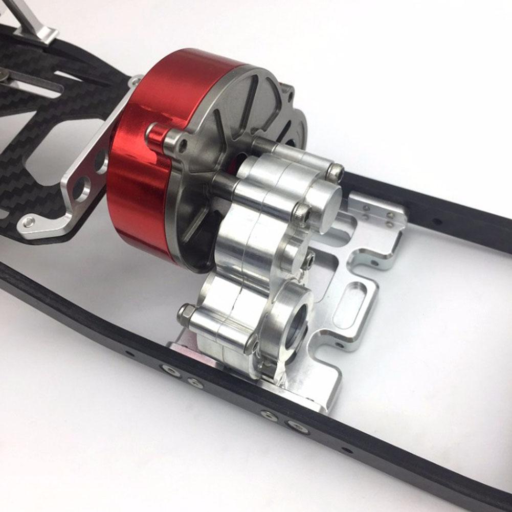 SCX10 Металлический корпус средней коробки передач в сборе Деталь для радиоуправляемой машины Аксессуар 1/10 Радиоуправляемый автомобиль-краулер