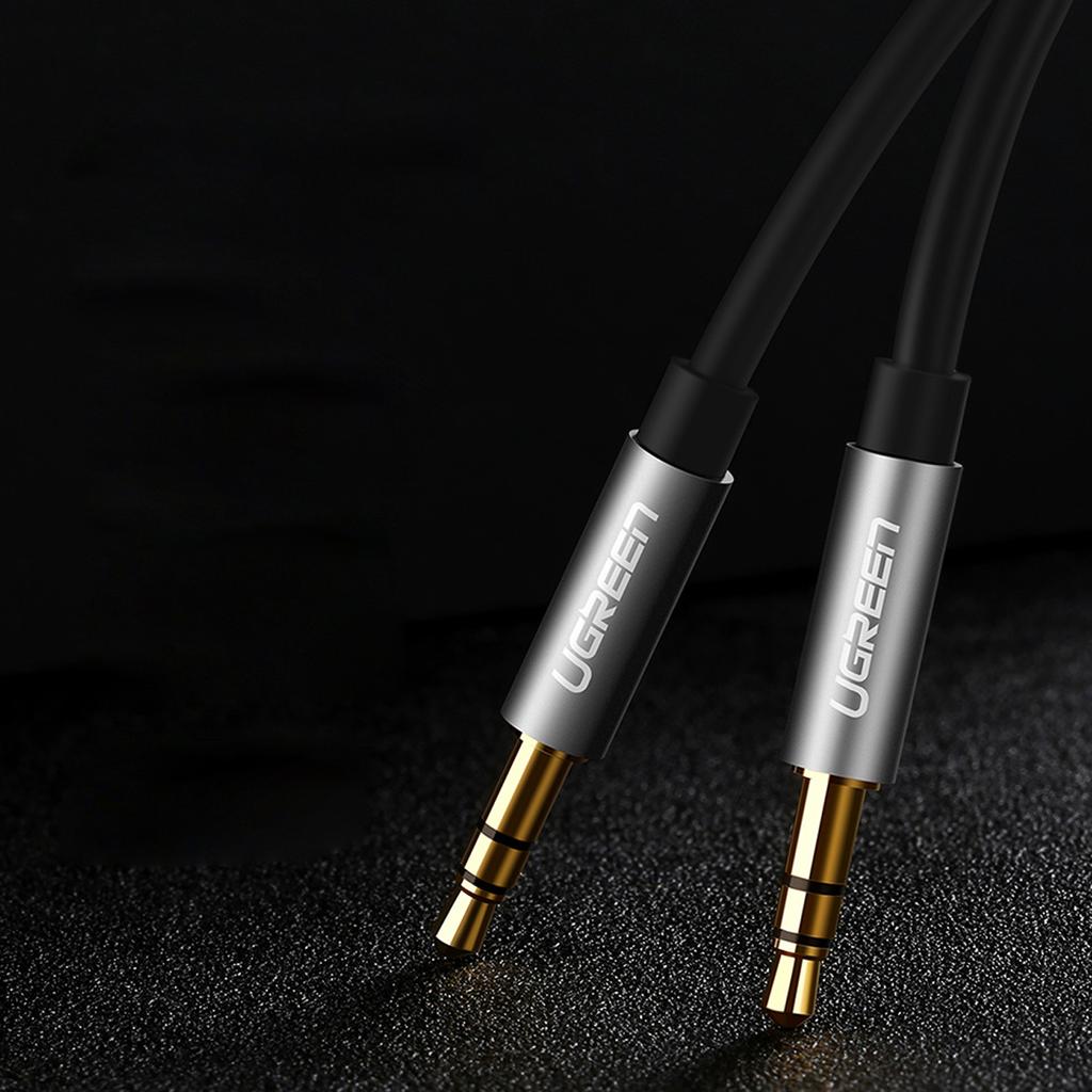 Ugreen AV119 Premium 5m 3.5mm Stereo Audio Cable - Black High-Fidelity Mini Jack Connector
