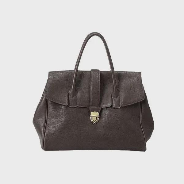 Qiuzhen 2024 Ретро дамский портфель и сумка-тоут большой вместимости