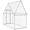 Chicken Coop Silver 200 x 100 x 190 cm Galvanized Steel