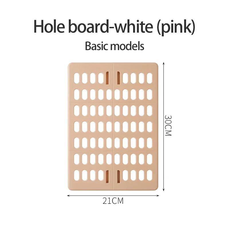 Доска с отверстиями для настенных полок, крючки, самоклеящиеся полки для хранения, органайзеры для столов, организация пространства, различные аксессуары для хранения вещей в доме