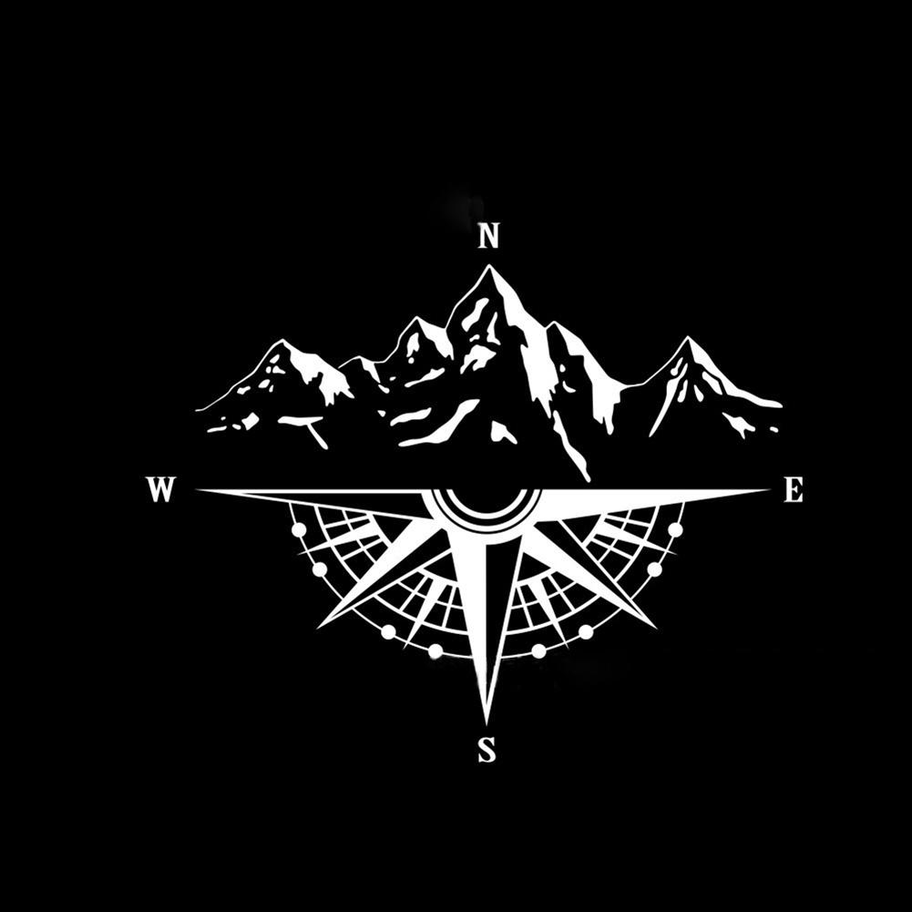 100% новый авто капот, большой приключенческий дом на колесах, наклейка, горный компас, стена