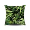 Новая подушка для сна Зеленые листья Чехол для диванной плюшевой подушки Дом Спальня Диван Летний чехол для подушки