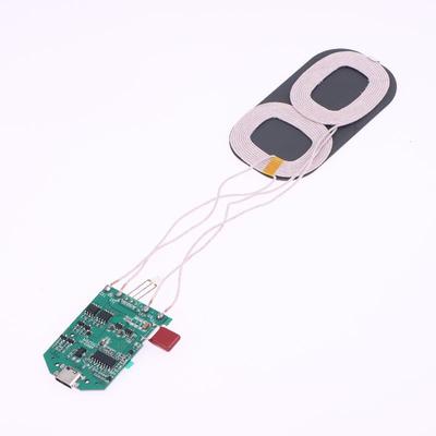 1 шт. Беспроводное зарядное устройство PCB Плата для многоцелевого устройства для дома и автомобиля Беспроводное зарядное устройство 15 Вт Двухкатушечный модуль беспроводной зарядки