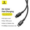 Baseus 100W Type C Cable For iPhone 15 USB C PD 5A Fast Charging Charger Wire Cord For Macbook Samsung Xiaomi Type C Laptop USB C Cable