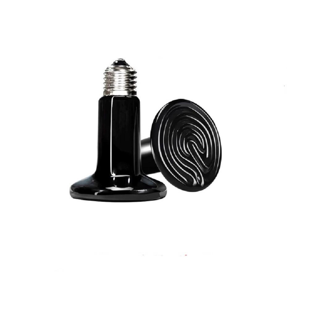 Reptile Lamp Pet Heating Light 110V 220V Infrared Ceramic Emitter Heat Light Bulb Pet Brooder Chickens 25/50/75/100/150/200W Pet Brooder Lamp