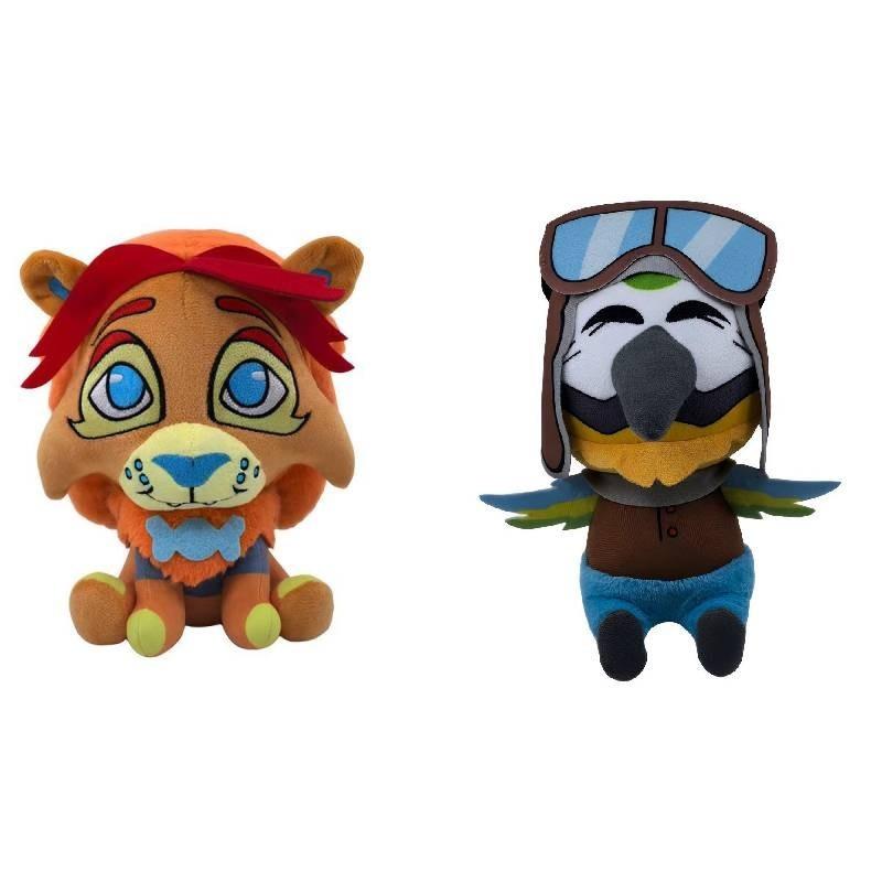 Cute Indigo Park Lion Plush Toy Adorable Soft Short Plush Animal Doll 21cm