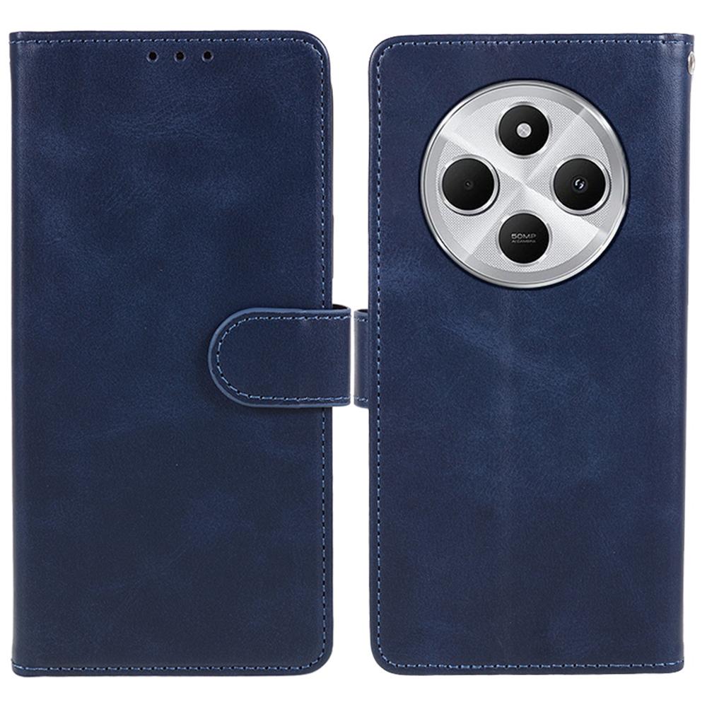 Для Xiaomi Poco C75 4G/Redmi 14R 5G/14C 4G Чехол PU Кожаный Кошелек Защитный Чехол для Телефона Текстура Теленка