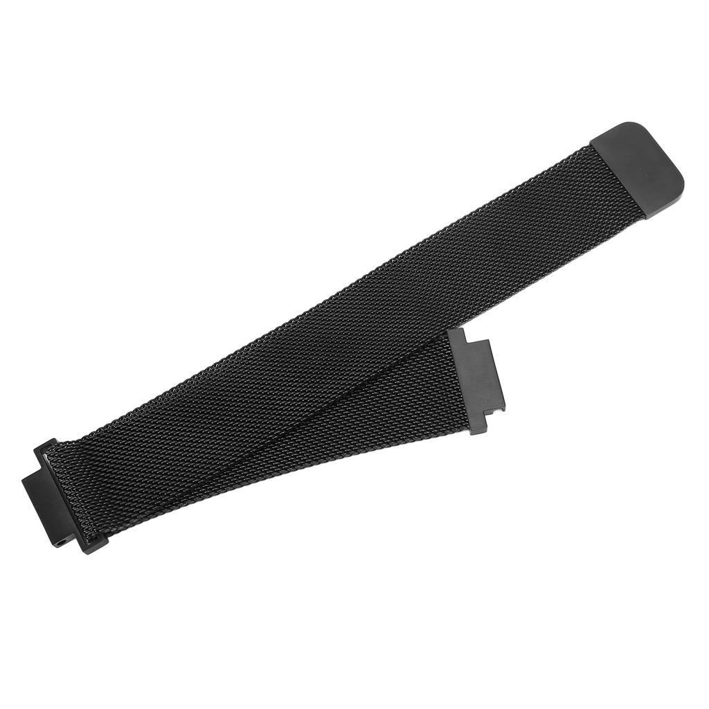 15mm Smartwatch Band Wrist Strap Stainless Steel Magnetic Buckle with Lug Linker for Amazfit 2
