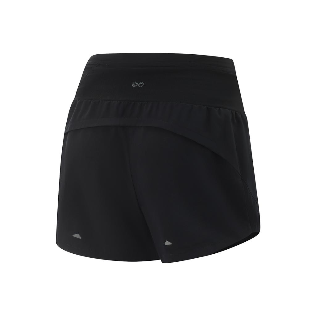 Li Ning Коллекция для бега Повседневные шорты Женские Черные AKSV102-1