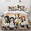 K-ON Kawaii Girls Anime Комплект постельного белья, пододеяльник, одеяло, комплект постельного белья, наволочка, размер King Queen Twin для мальчиков и девочек для взрослых