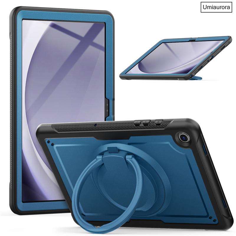 Для Samsung Tab A9 8.7 SM-X110 A9+ A11+ Plus 11 дюймов SM-X230 X210 X130 Чехол-подставка с кольцом-держателем Ремешок Противоударный Бронированный Funda