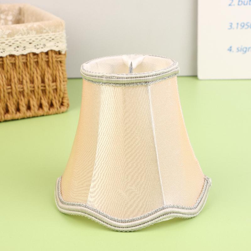 1 шт. Аксессуары для домашнего освещения Тканевый абажур Простой абажур для люстры Чехол-ракушка DIY Декорация