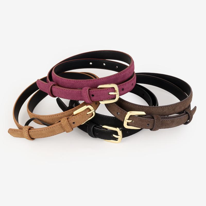 Women Leather Belt With Alloy Buckle For Business And Casual Wear