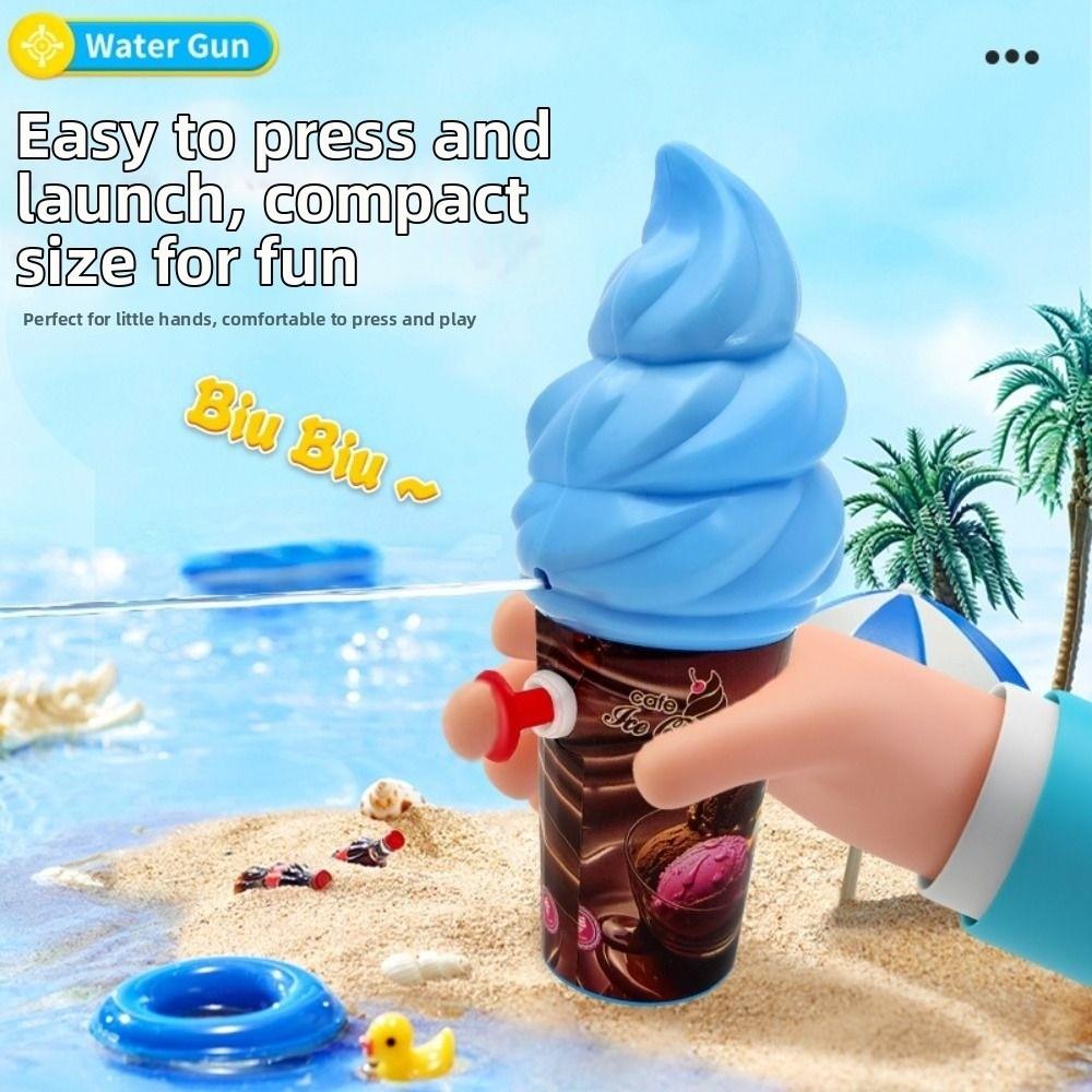Игрушка-насос для воды в форме мороженого, ручной гаджет для водных сражений, насос для воды с высоким давлением, игрушка-насос для водных сражений