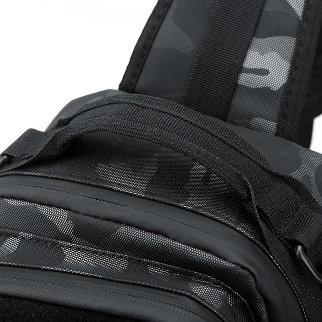 Crossbody Bag Unisex Nylon Multi Pocket Fishing Outdoor