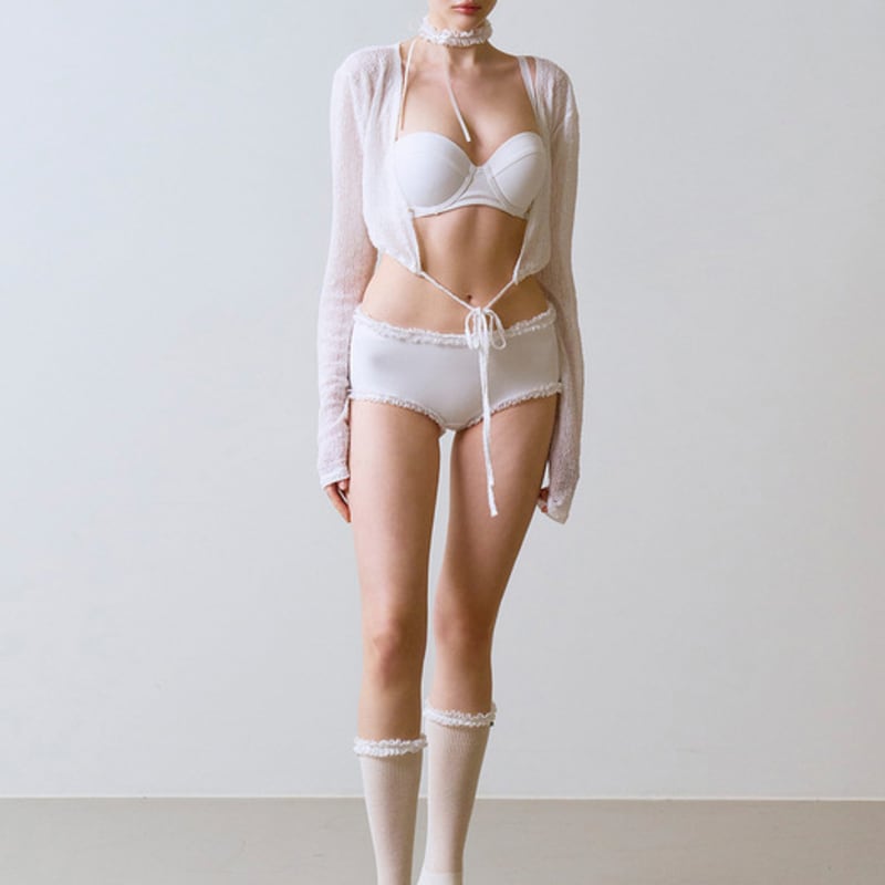 VINAJ Детские кружевные носки Teeny Rose (белый)