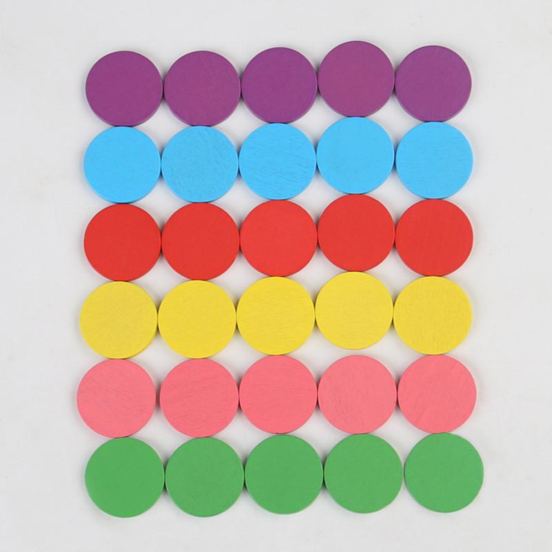 Деревянная игра-пазл на память для распознавания форм и цветов для обучения родителей и детей