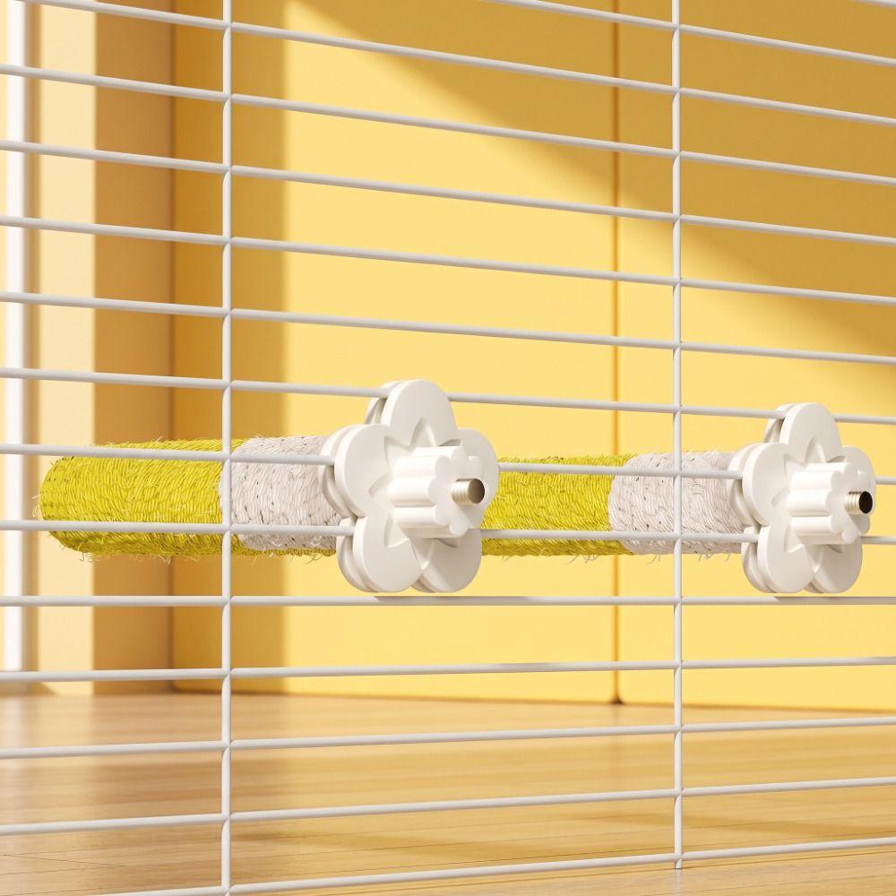 Bite-Resisting Parrot Rope Perch U-shape Hanging Parrot Biting Rod Bird Grinding Stand Sun Conures