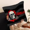 Skateboard P-Powells Wing Skull P-Peraltas Pillow Cover Design Cushion Cover Decor Holiday Decorati