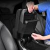 Car Armrest Box Height Increase Pad with Tissue Dispenser Car Armrest Leather Non-slip Memory Foam Pillow Protective Cover