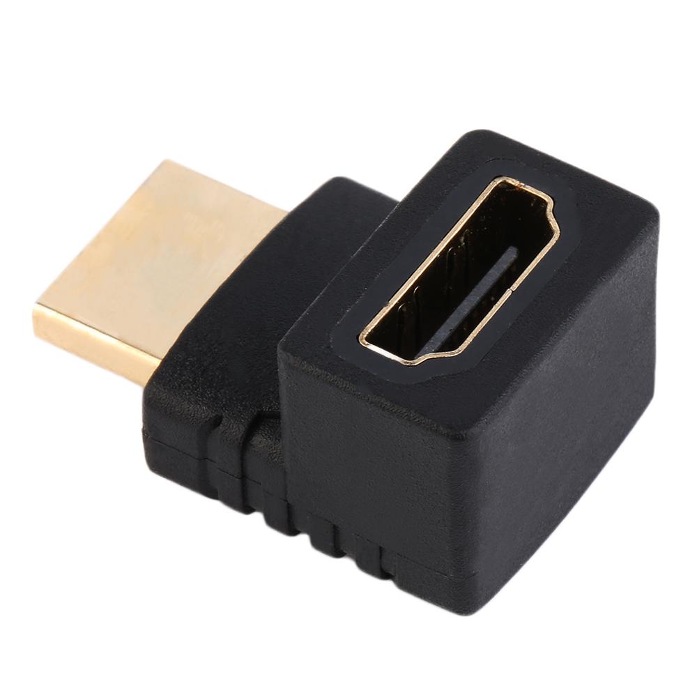 Горячий 270-градусный Прямоугольный HDMI-совместимый Адаптер Штекер A - Гнездо Соединитель Адаптер Для HDTV Прямая поставка Оптовая продажа