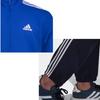 Adidas AEROREADY Essentials Regular Fit Size M Top and Bottom Blue 3-Stripes Tracksuit, Men's, (Height 167-173cm), Set, H12202,