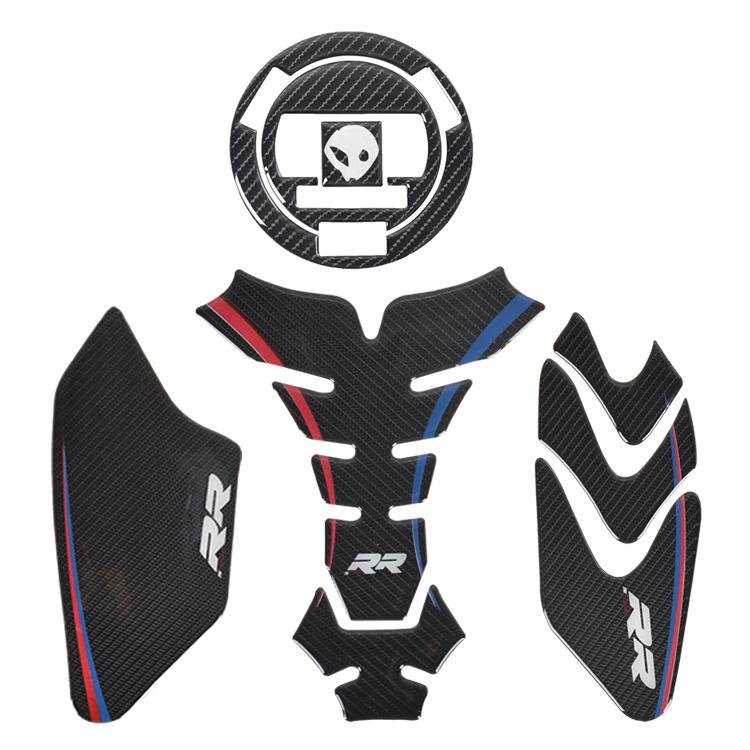Противоскользящая накладка на бак из углеволокна и боковые наклейки для S1000RR/S1000XR/S1000R