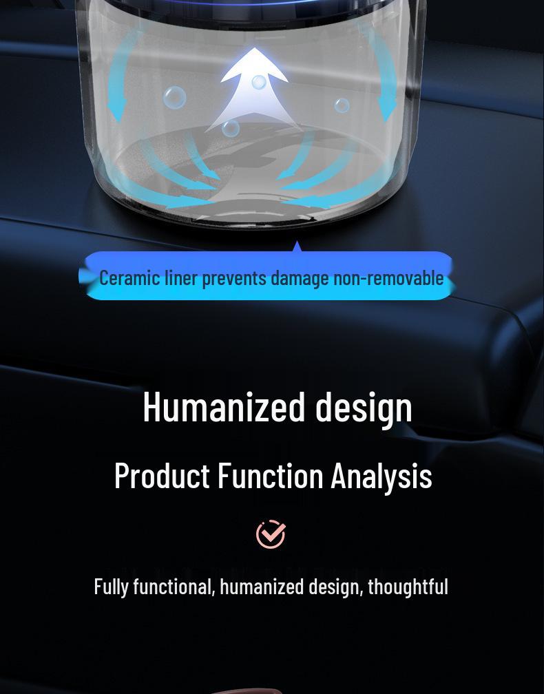 Porsche-Compatible Car Metal Ashtrays: Fits Cayenne, Macan, Panamera, 718, 911, Taycan