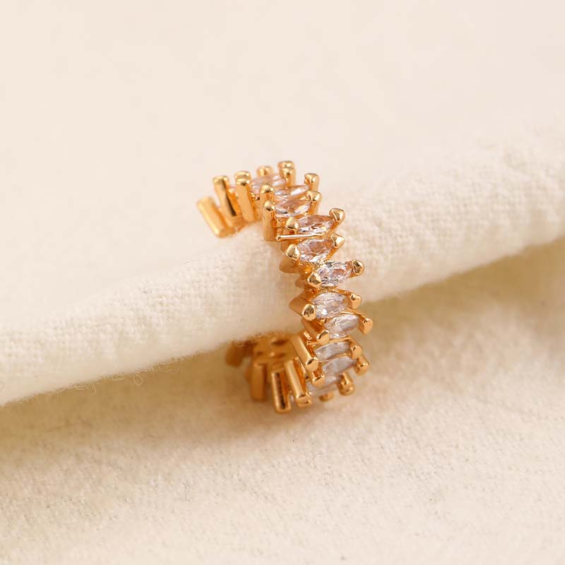 1Pc Hot Sale Horse Eye Zircon Earcuff Clips On Earring for Women Girls No Fake Piercing Cartilage Earrings Ear Ring Without Hole