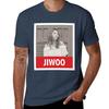 KARD JIWOO TShirt Basic Solid Color Casual Tee Shirt