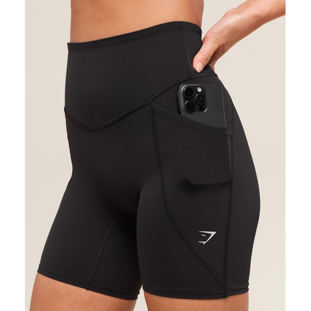Gymshark Running Pocket 6  Shorts Black B3c7r Bb2j