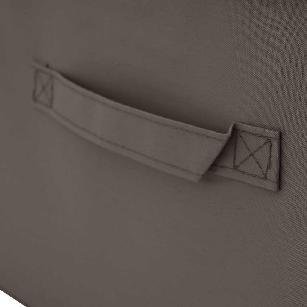Storage Box 24 pcs Gray 70 x 40 x 18 cm Non woven Fabric