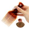 Расческа с широкими зубцами, вилка, вставка для расчески, расческа для волос, пластиковые расчески для вьющихся афро-волос, инструменты для укладки волос для женщин и мужчин