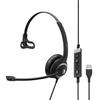 Sennheiser SC 230 USB MS II Microsoft Lync Headband Single Ear Headset Noise Cancellation 506482