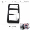 For Volkswagen Passat 2012-2016 Car Accessories ABS Carbon Fiber Style Interior Decoration Center Console Windows Control Panel