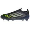 Adizero F50 Elite Laceless FG Electric Stealth Pack Unisex Sneakers Black Core-Black Iron-Metallic JH7629