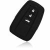 MALAKO TOYOTA 17 Silicone Cover for Toyota Cars Smart Key 3 Buttons Yellow Black
