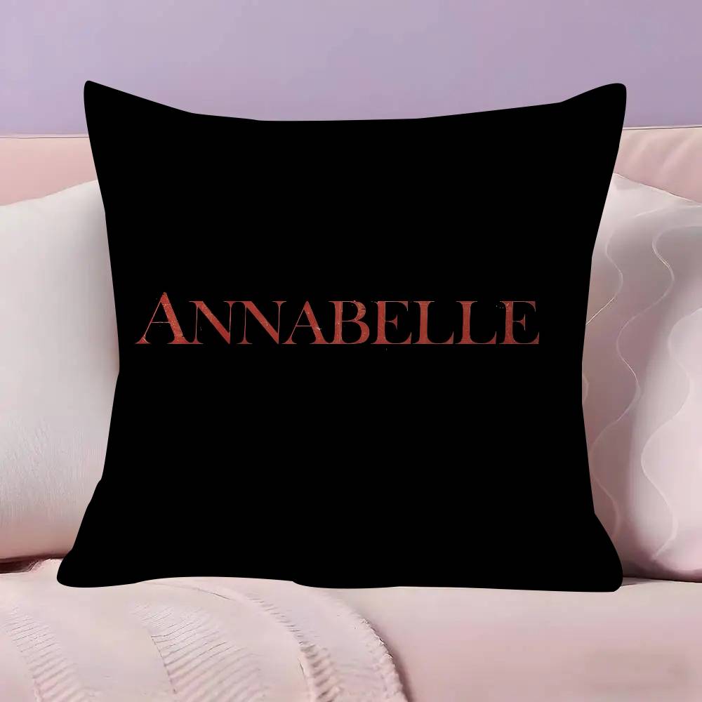 Popular A-Annabelle Horror Movie Pillow Cover Sofa Cushion Cover Home Room Decoration Children Gift