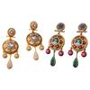 Elegant Vintage Royal Style Earrings With Peace Doves Charm And Delicate Bell Design Stylish Ear Pendant For Women