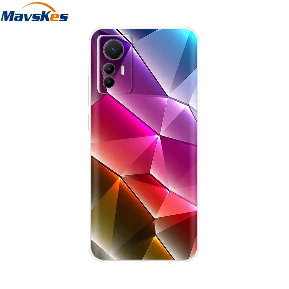 Для Xiaomi Redmi Note 12S Чехол Redmi Note12S Телефон Силиконовая Задняя Крышка Для Redmi Note 12S 12 s Чехлы Защитный Корпус Крышка Capas