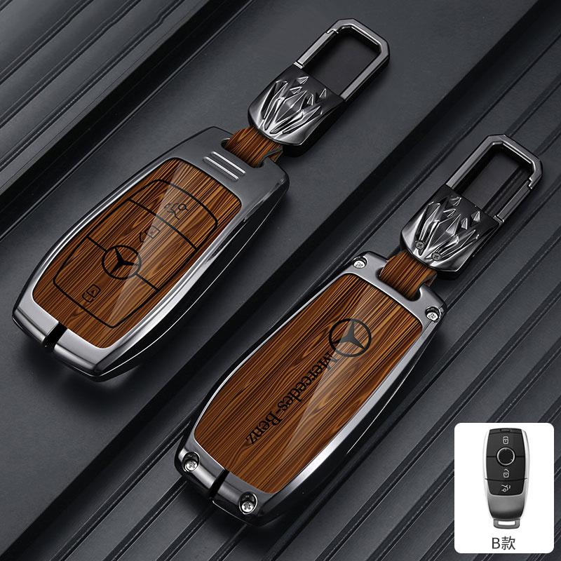CSA1 Car Key Case Cover For Mercedes Benz E C G M R S Class W204 W212 W176 GLC CLA GLA AMG Protector Keychain Shell Accessories