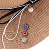 Steel Bottom Hat Accessories Crystal Glass Stone Clothes Decoration Rhinestone Buttons