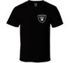Oakland Raiders Distressed Small Emblem T Shirt