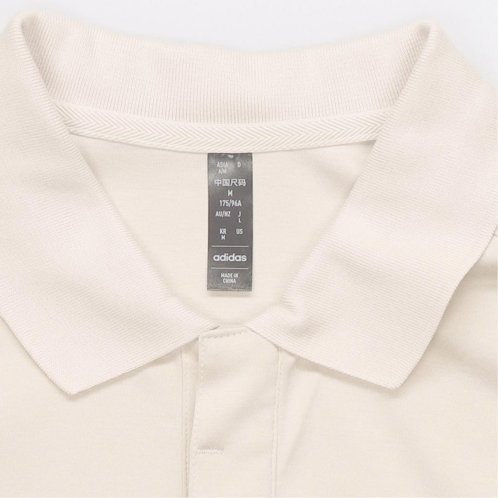 Adidas Сплошной цвет, повседневная тренировочная рубашка-поло с короткими рукавами, мужские топы, бежевый JE6666