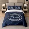 3Pcs Bedding SetDerby County Soft Bed Sheet and Two Pillowcases Home Bedroom Decor
