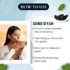 BrijBooti Gond Siyah - Kala Gond - Black Gum For Joint and Back Pain 100 Gr