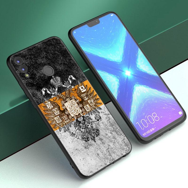 Чехол с гербом России и российского флага для Huawei Honor 10X Lite 7A 7S 8A 8S 8C 8X 9A 9C 10i 20i 30i 20S 20E 9X Pro 10 8 Lite