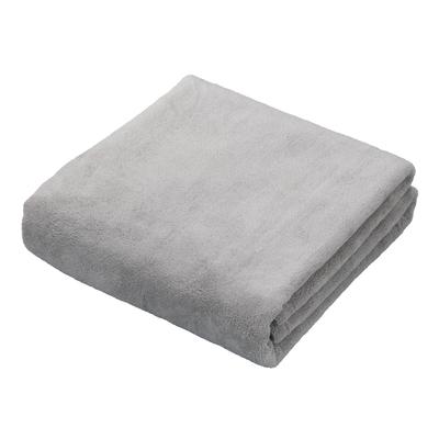 Carari Premium Микрофибра Банное Одинарное Полотенце, 5.9x Впитывающее, Серое, Полотенце, Быстросохнущее, Мягкое как зефир, Пушистое, 60x120см,
